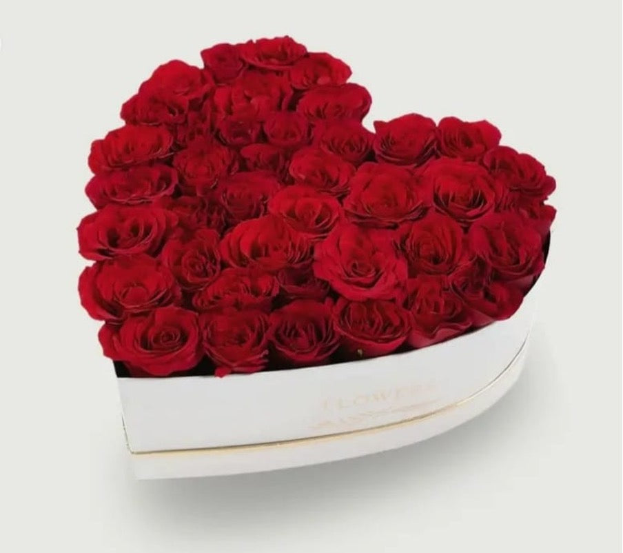 Heart Box White